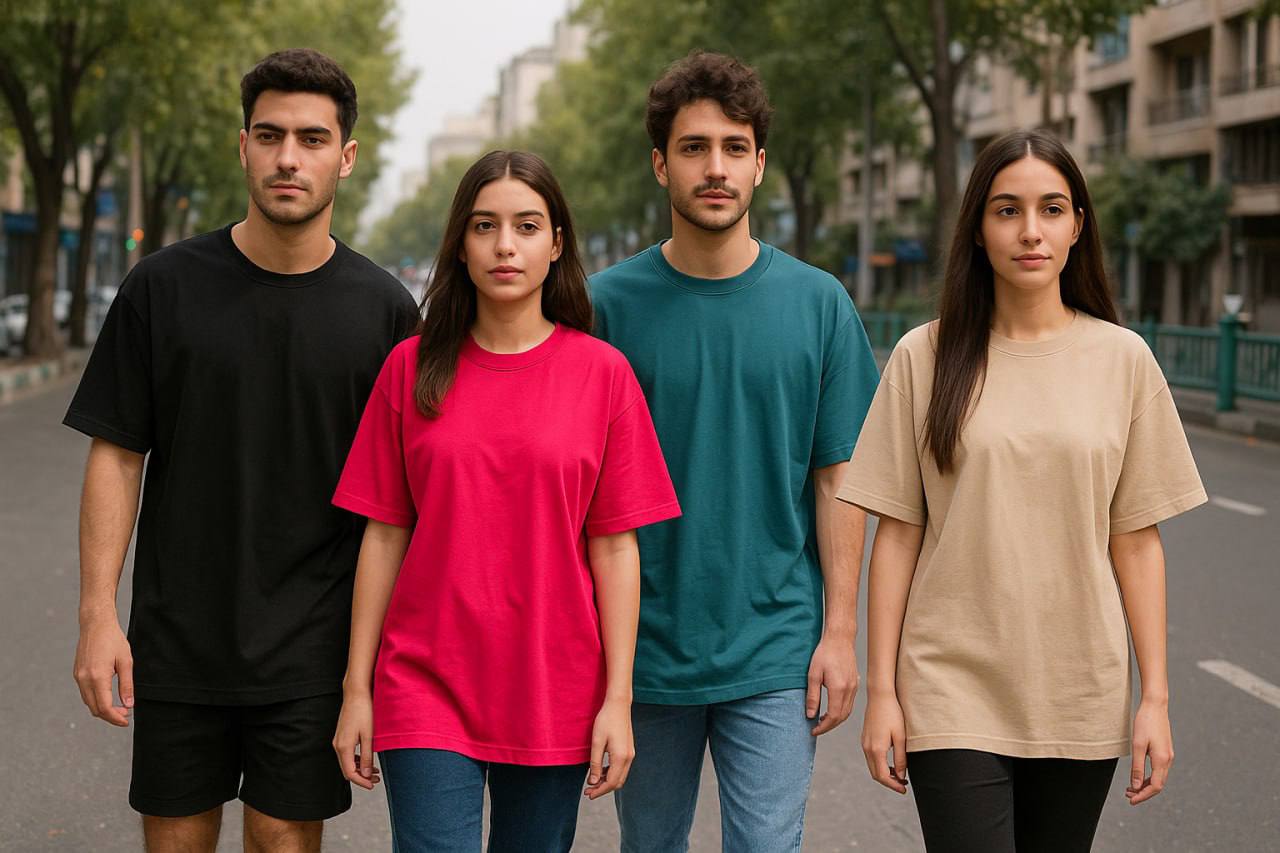 فروش عمده تیشرت بیسیک مچینست